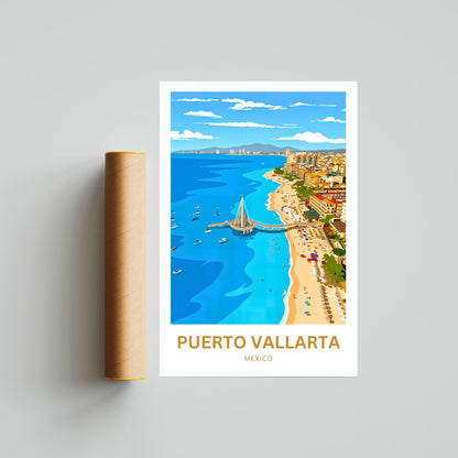 Puerto Vallarta  Travel Poster