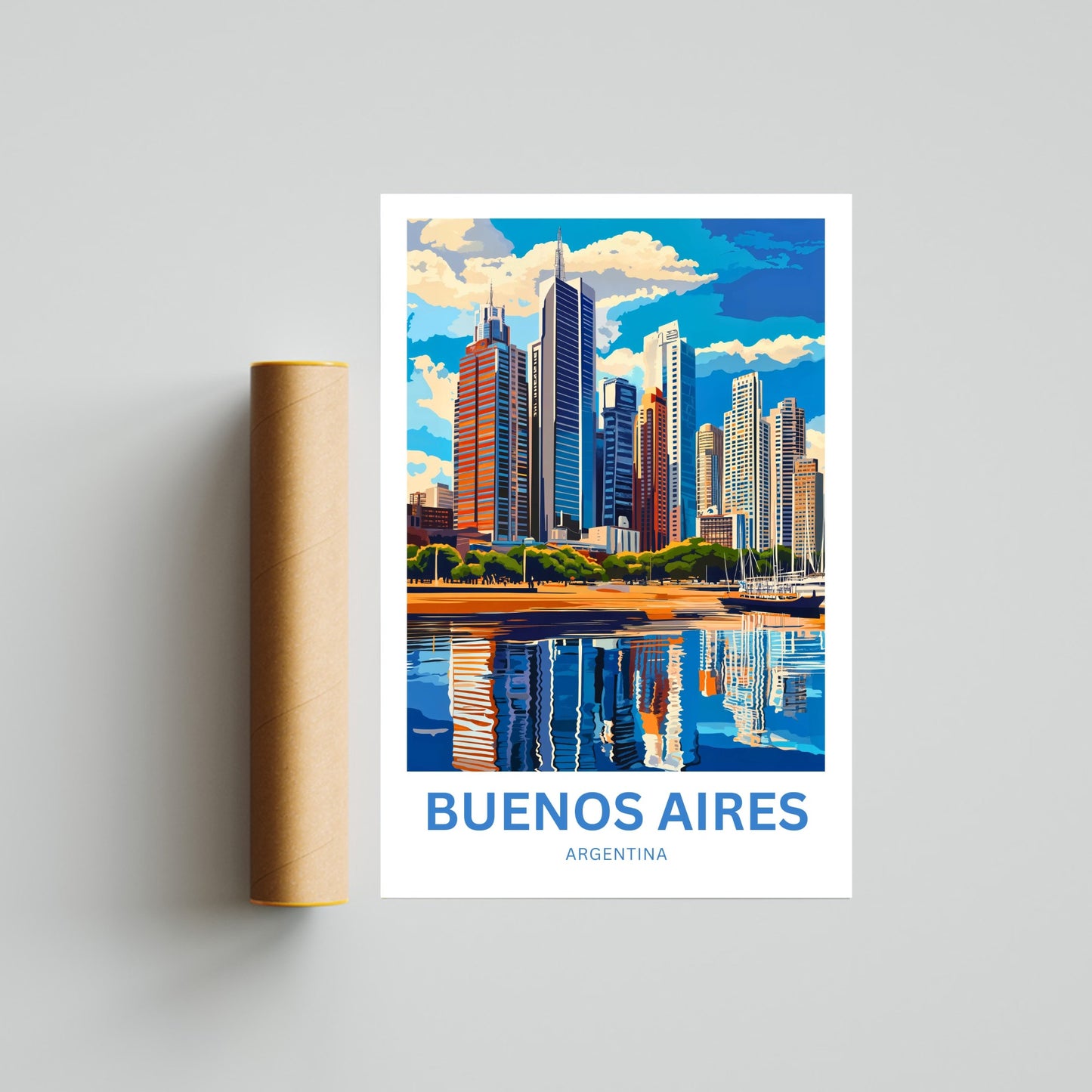 Buenos Aires Travel Poster - Argentina
