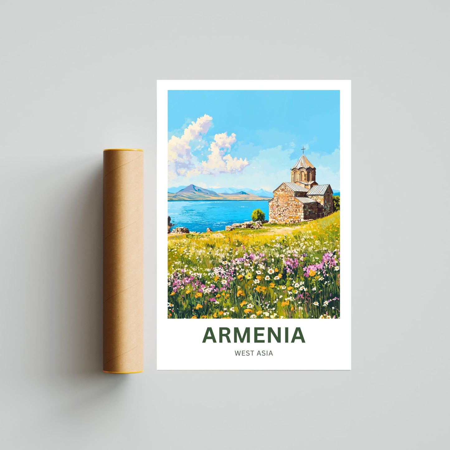 Armenia Travel Poster - Discover Timeless Armenia