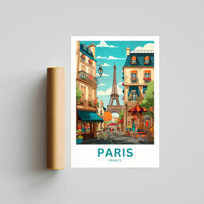 Paris Travel Poster