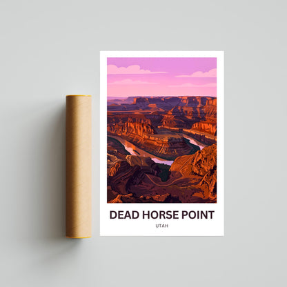 Dead Horse Point Travel Poster - Utah