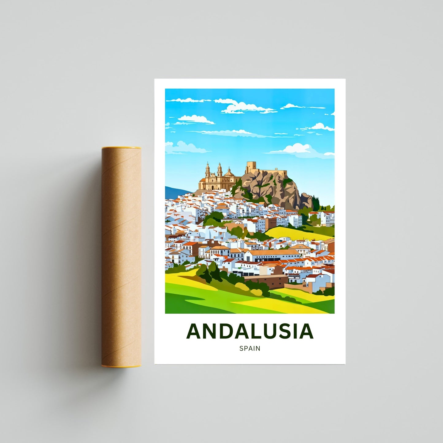 Andalusia Travel Poster - Southern Spain