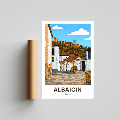 Albaicín Travel Poster - District