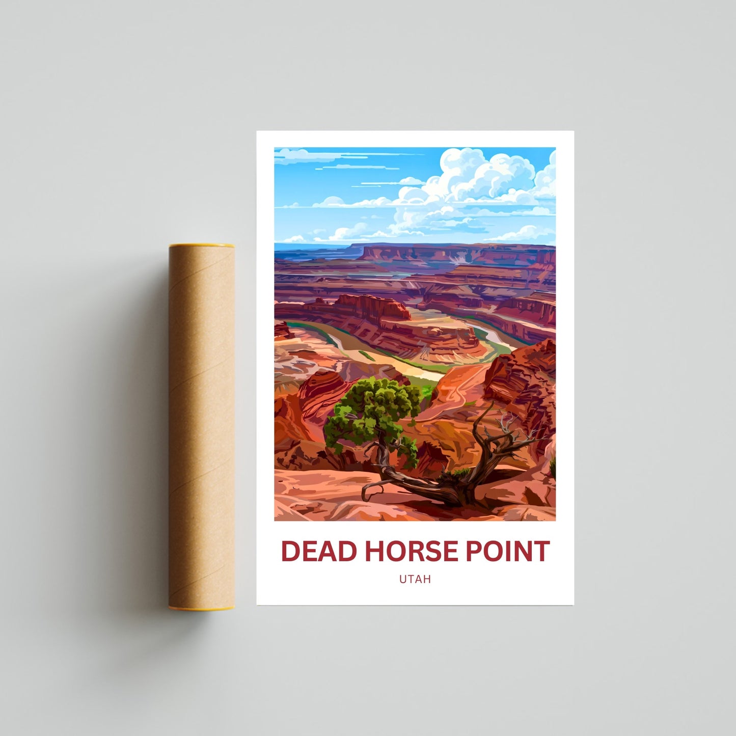 Dead Horse Point Travel Poster - Wilderness View