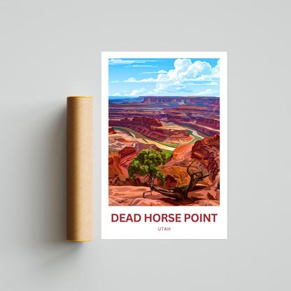 Dead Horse Point Travel Poster - Wilderness View