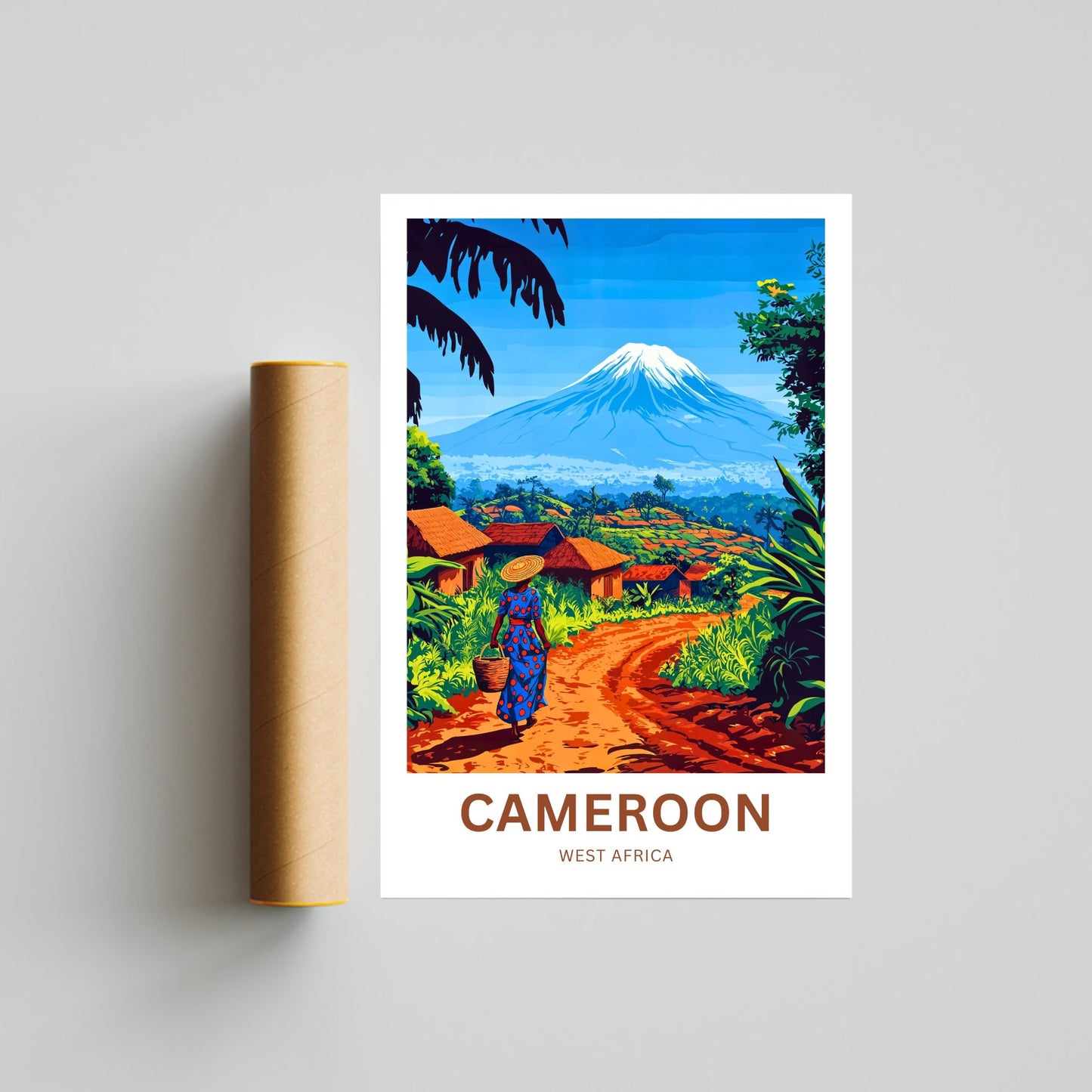Cameroon Travel Poster