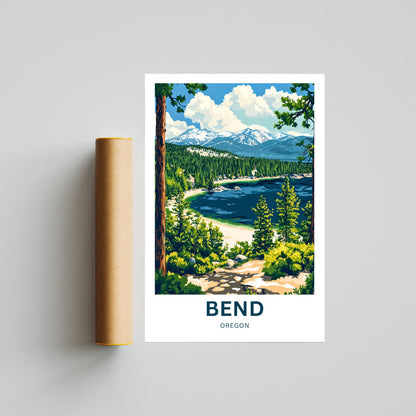 Bend Travel Poster