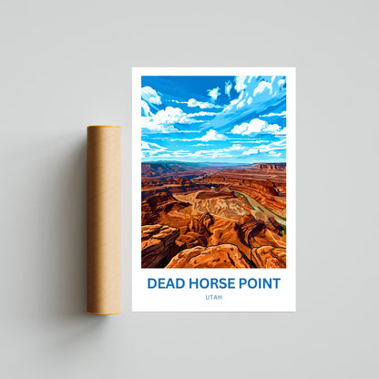 Dead Horse Point Travel Poster - Endless Horizon