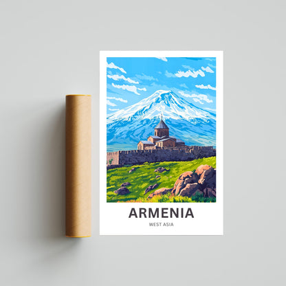 Armenia Travel Poster - Cradle of Civilization