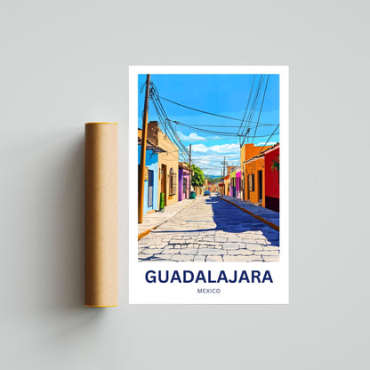 Guadalajara Travel Poster - Mexico