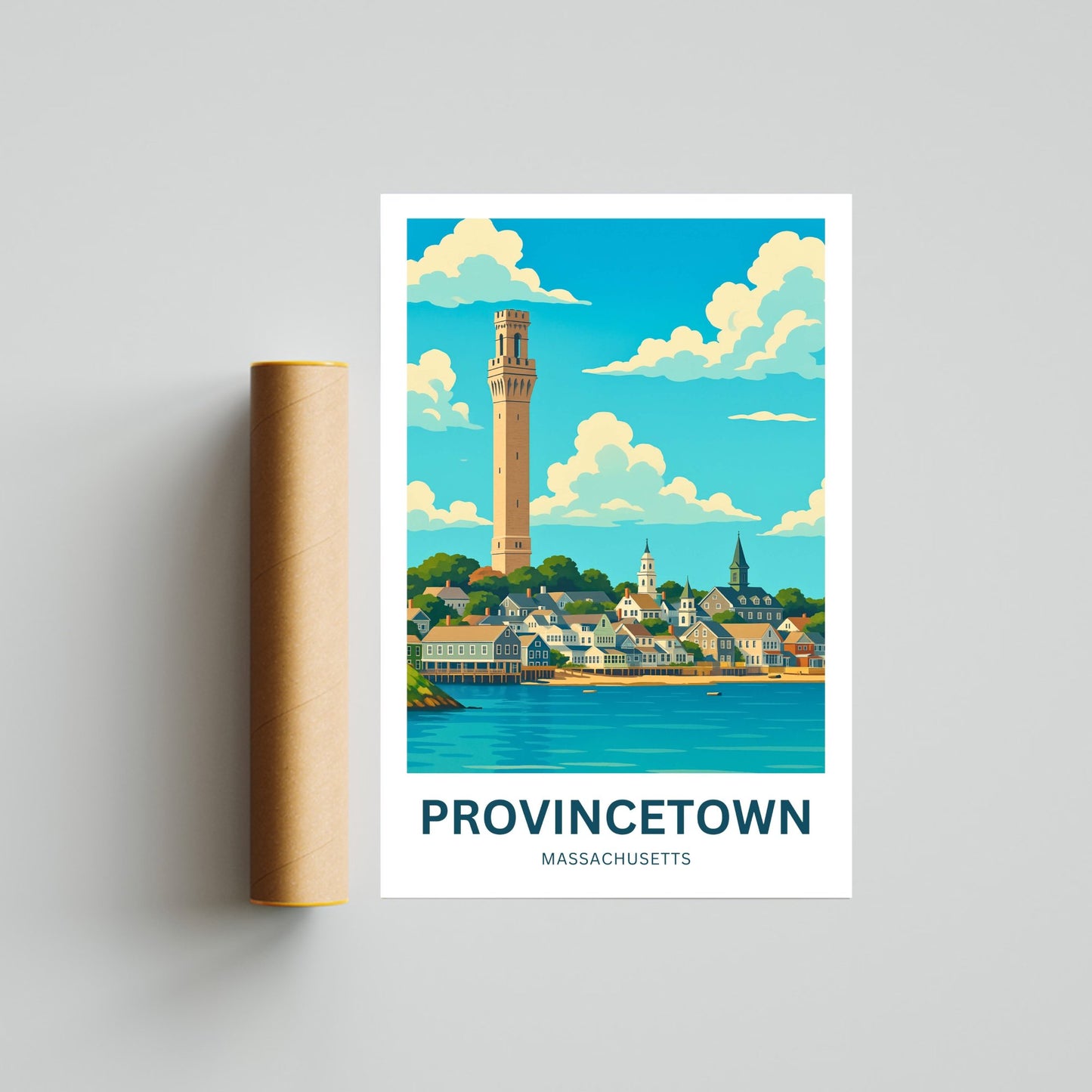 Provincetown Travel Poster- Massachusetts
