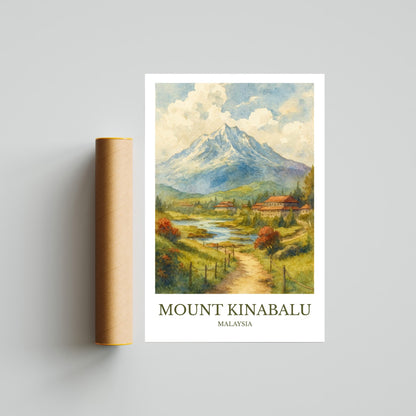 Utah, Watercolor design poster, United States Print, Utah Wall Art