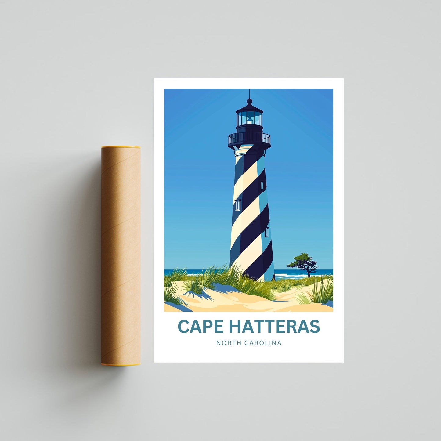 Cape Hatteras Travel Poster