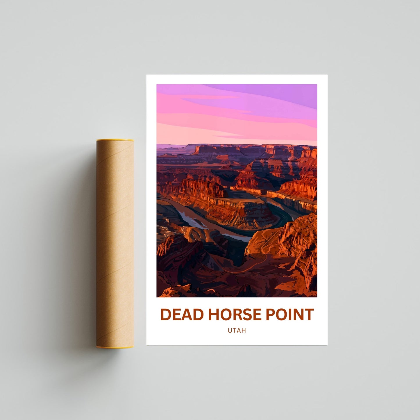 Dead Horse Point Travel Poster - National Park View