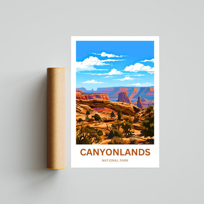 Canyonlands National Park Travel Poster -  Captivating View