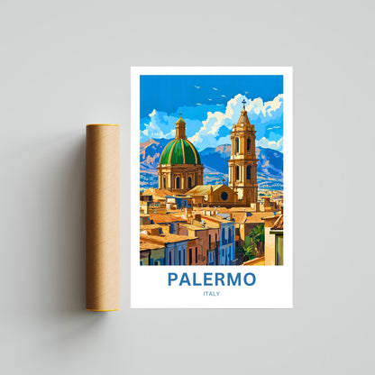 Palermo Travel Poster- Sicily
