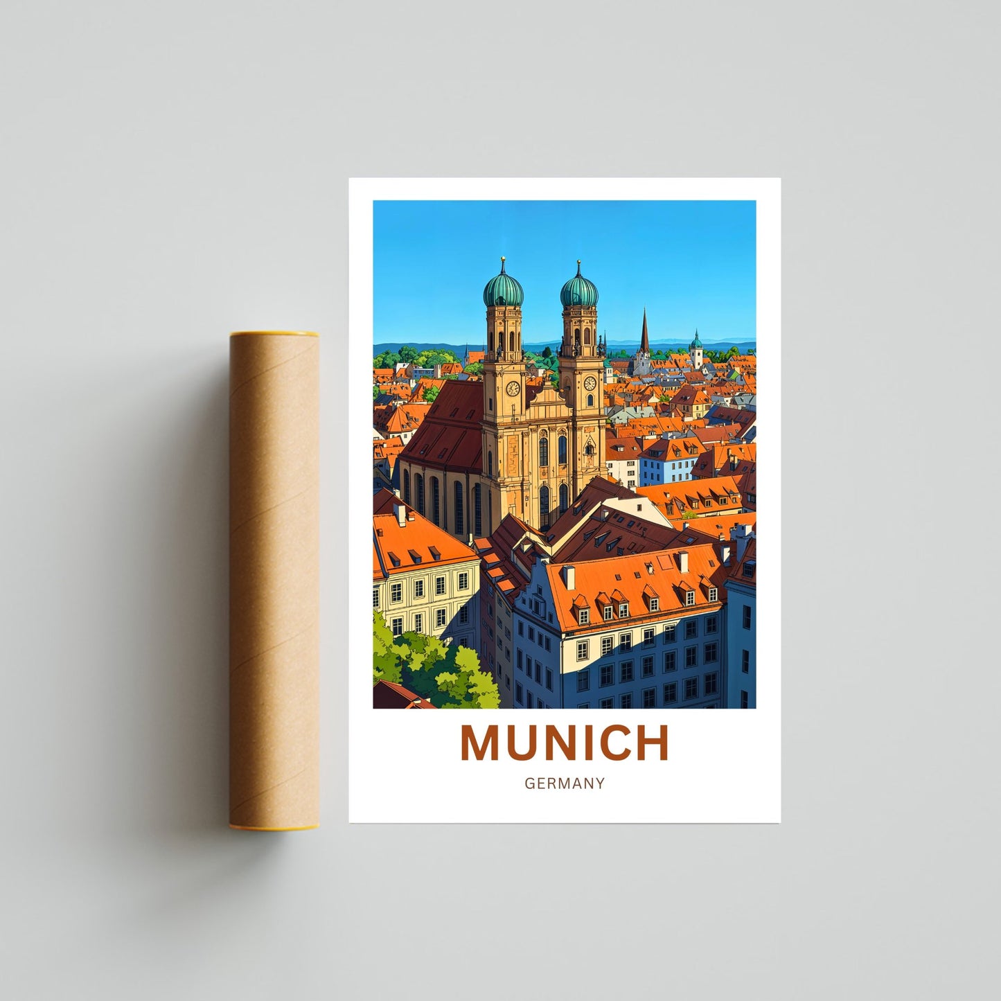 Munich Travel Poster