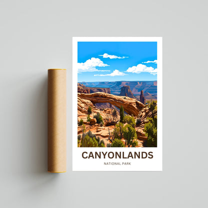 Canyonlands National Park Travel Poster - Utah