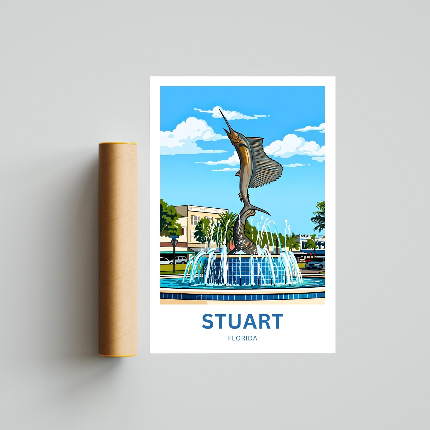 Stuart, Florida  Travel Poster