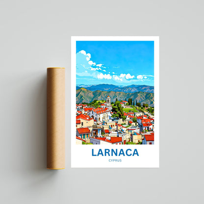 Larnaca Travel Poster