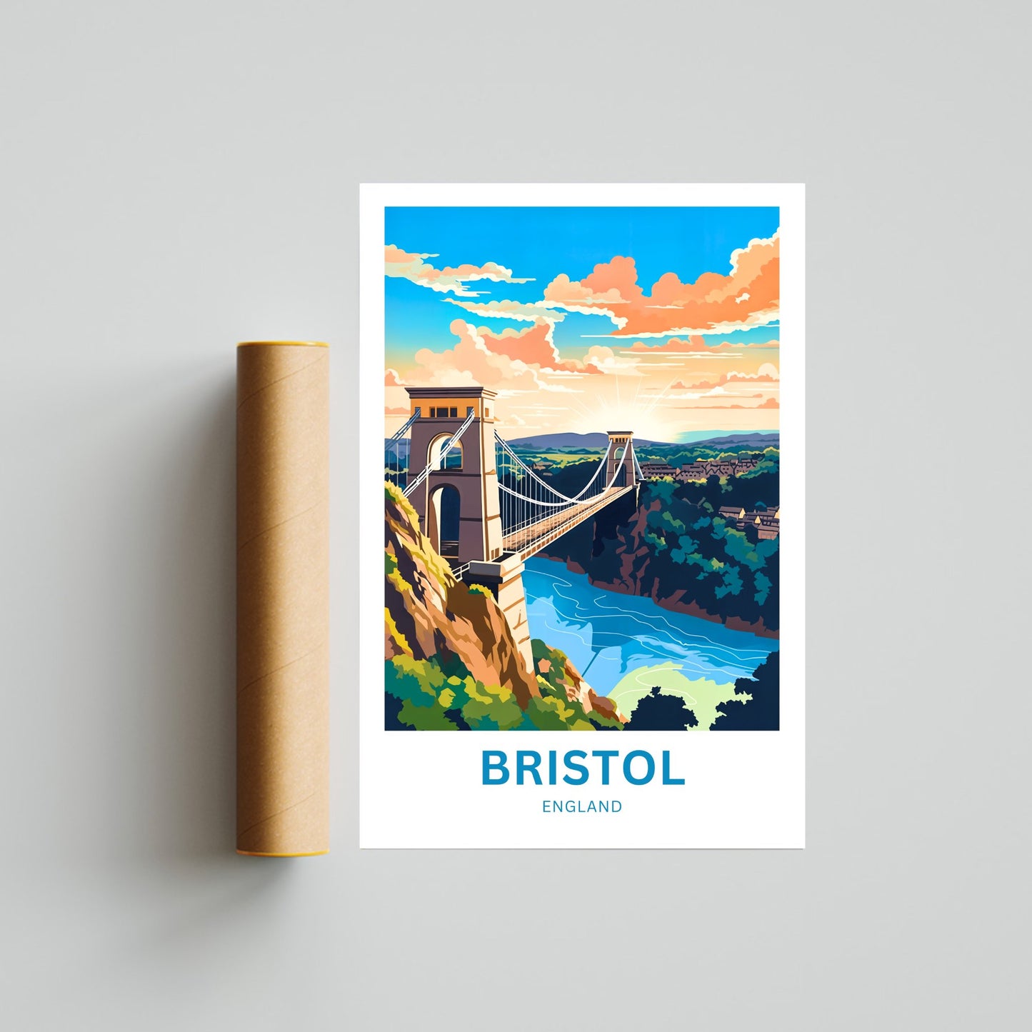 Bristol Travel Poster