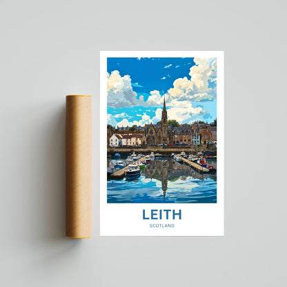 Leith Reflections Travel Poster