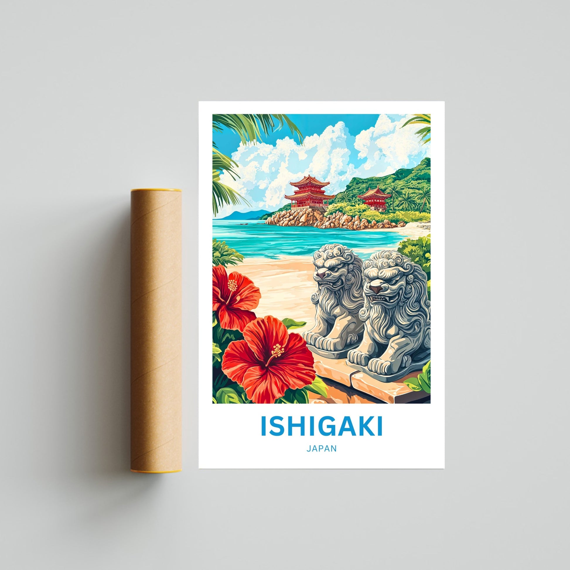 Ishigaki Print ISHIGAKI – Coral Horizon