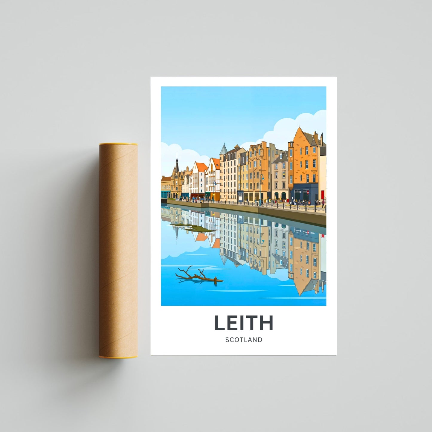 Leith, Edinburgh Travel Poster
