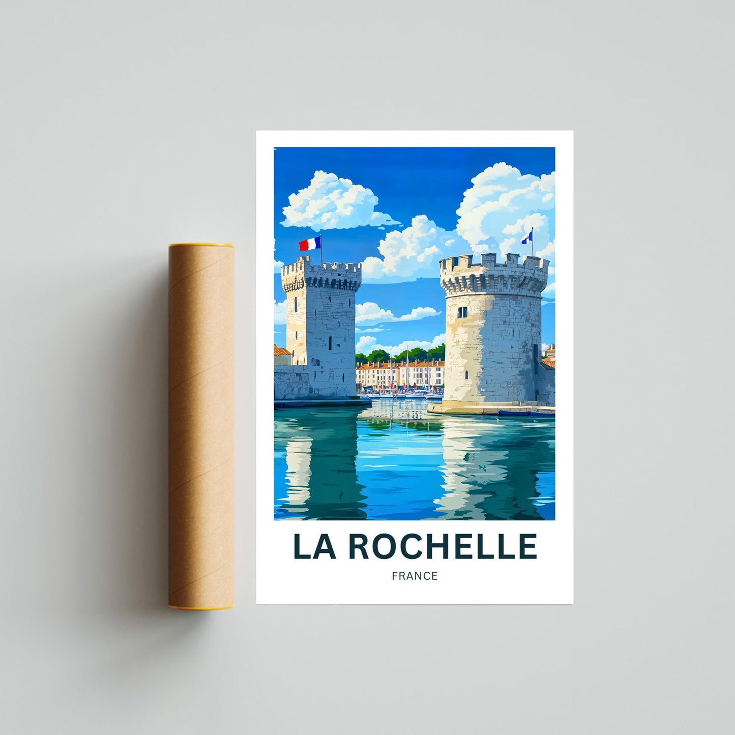 La Rochelle Travel Poster