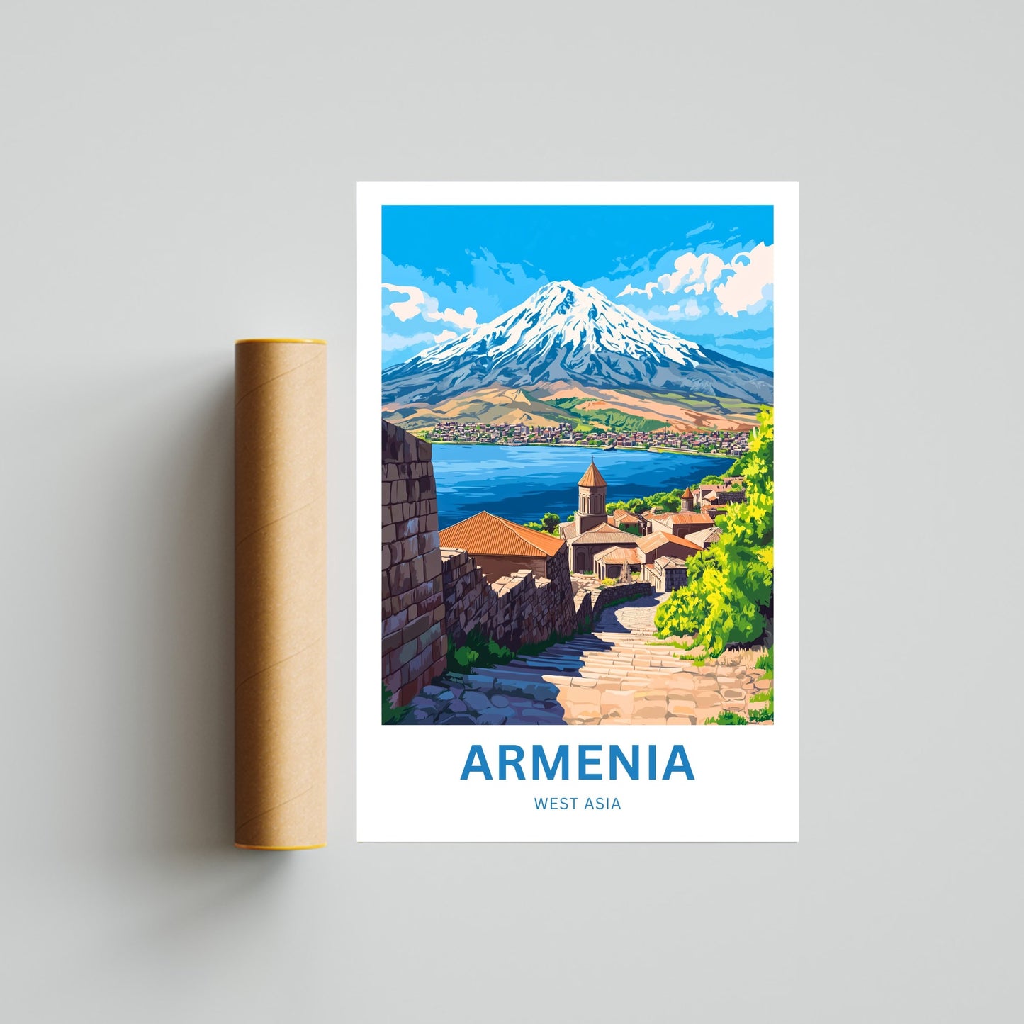 Armenia Travel Poster - Timeless Historical Land