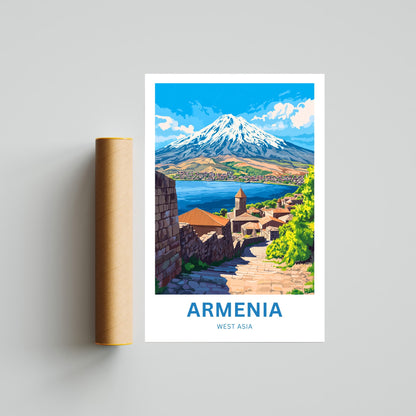 Armenia Travel Poster - Timeless Historical Land