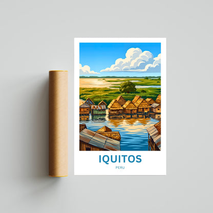 Iquitos Travel Poster - Beautiful Weather