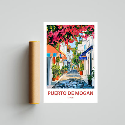 Puerto de Mogán Travel Poster - The Venice of Gran Canaria