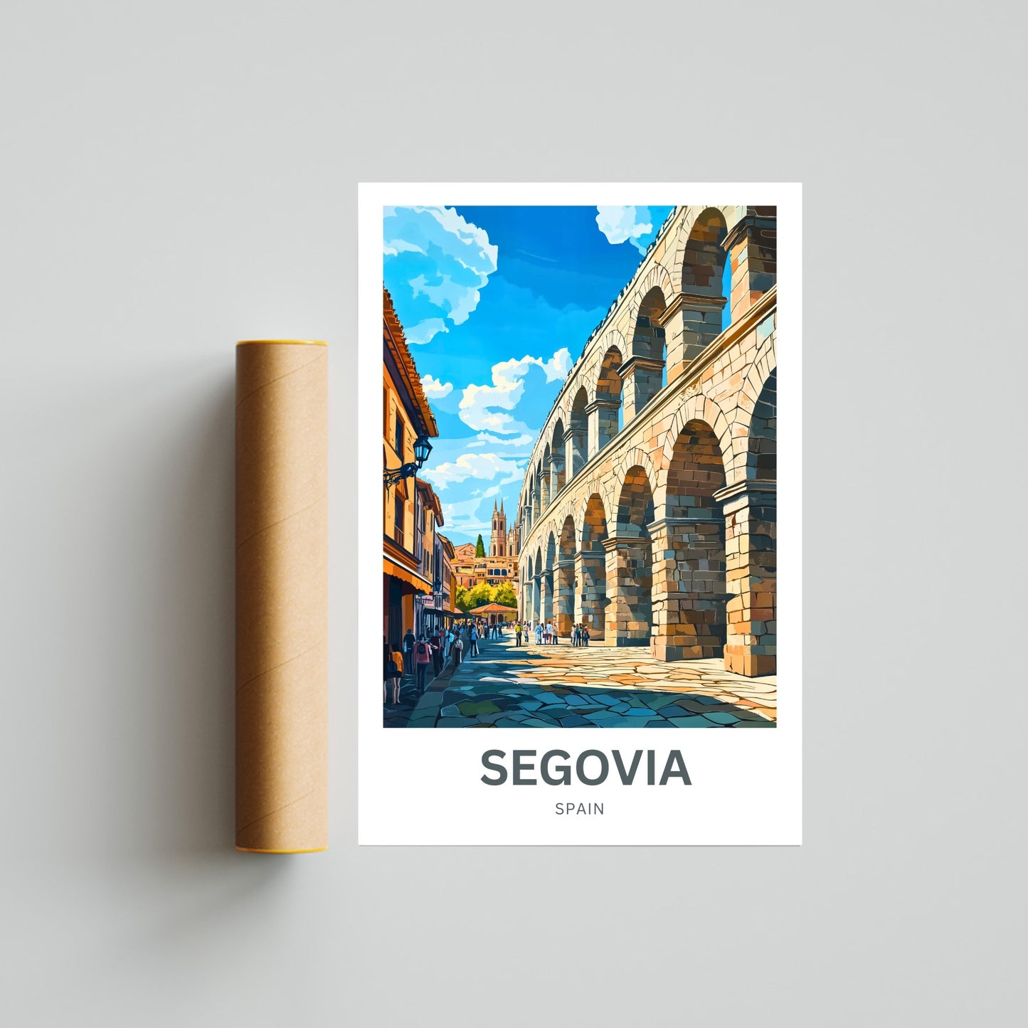 Segovia Travel Poster