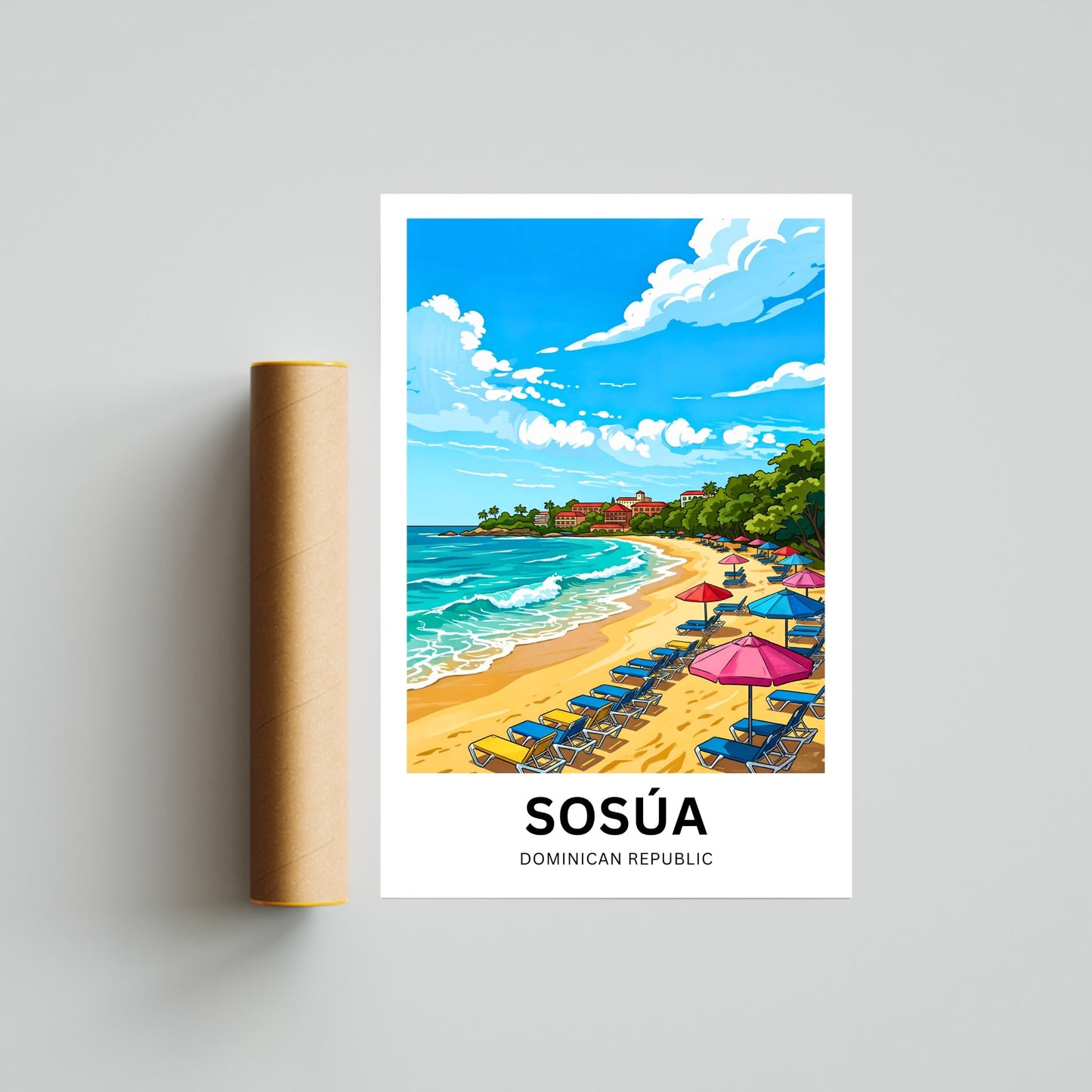Sosúa Travel Poster - Endless Summer
