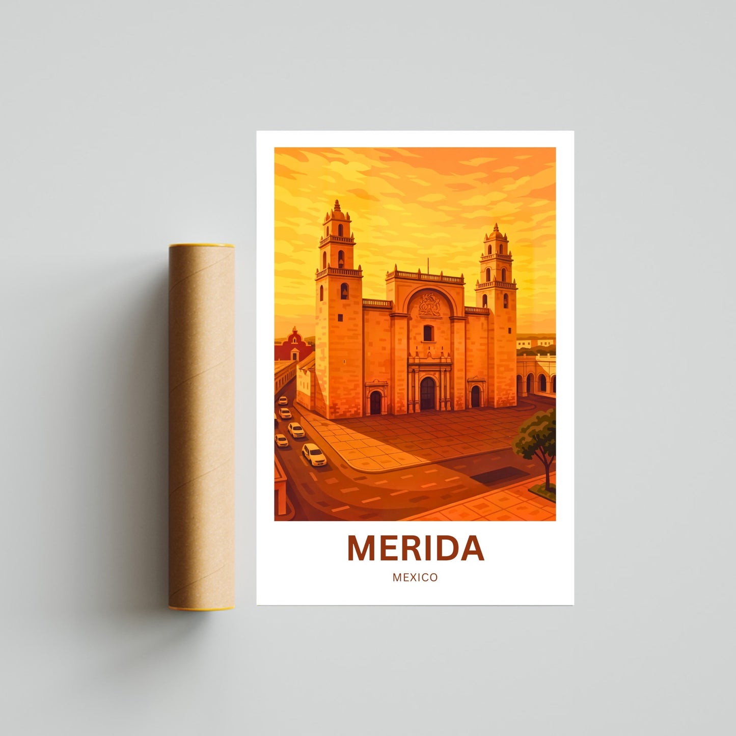 Mérida Travel Poster - Mexico