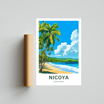 Nicoya Peninsula Travel Poster  - Captivating Green Natures