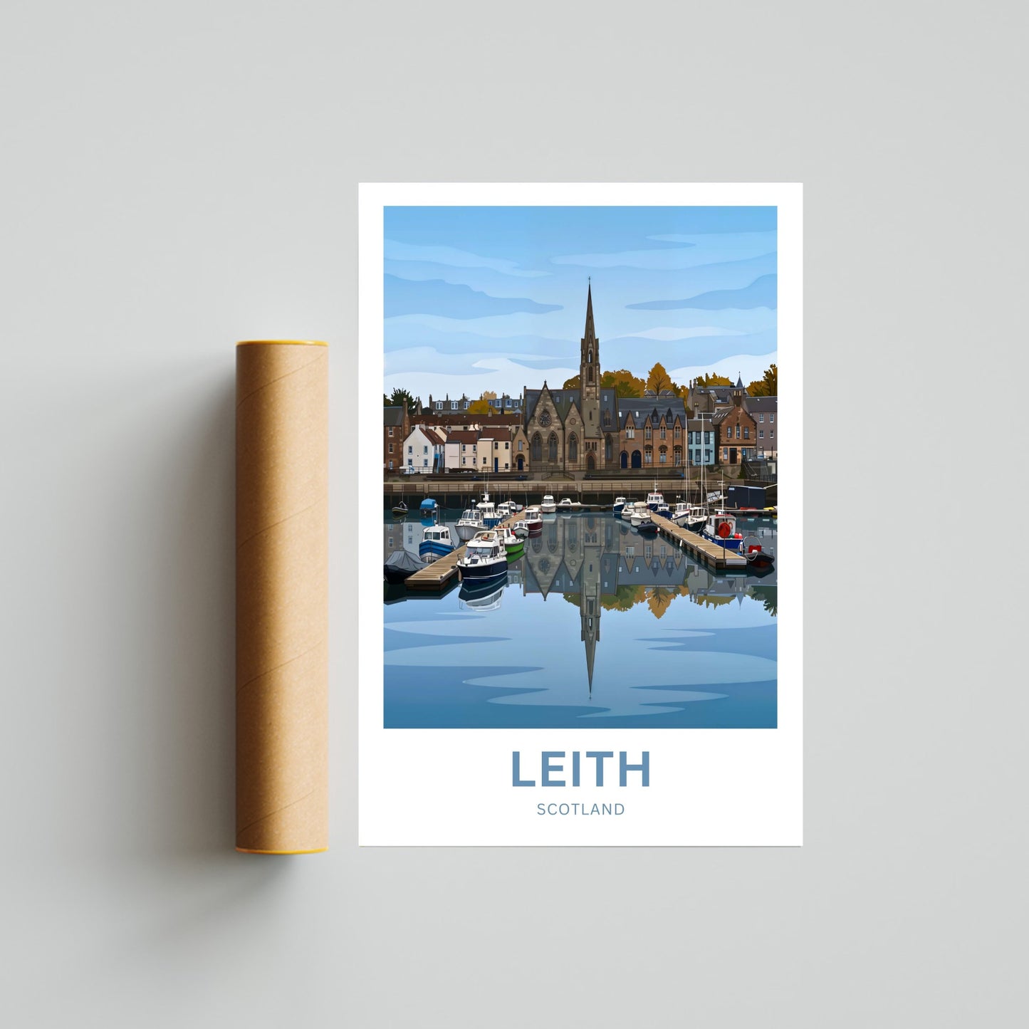 Leith Travel Poster