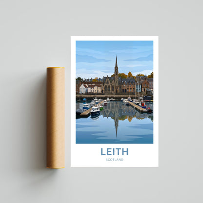 Leith Travel Poster