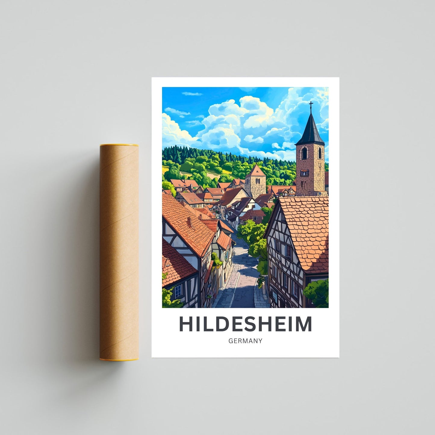 Hildesheim Travel Poster- Captivating Village