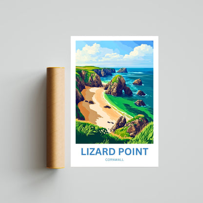 Lizard Point Travel Poster - Captivating Escape