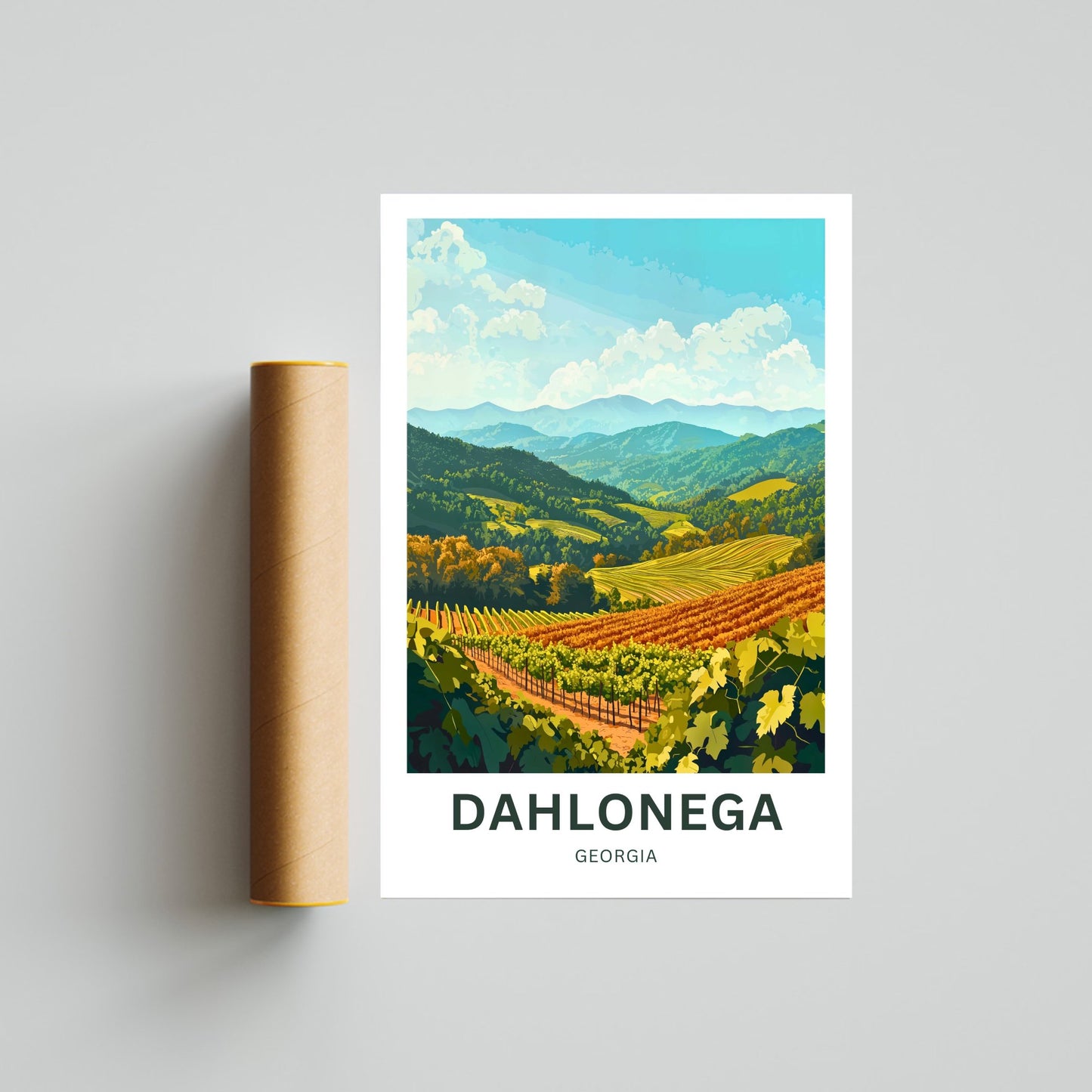 Dahlonega Travel Poster