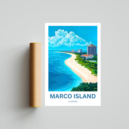 Marco Island Travel Poster