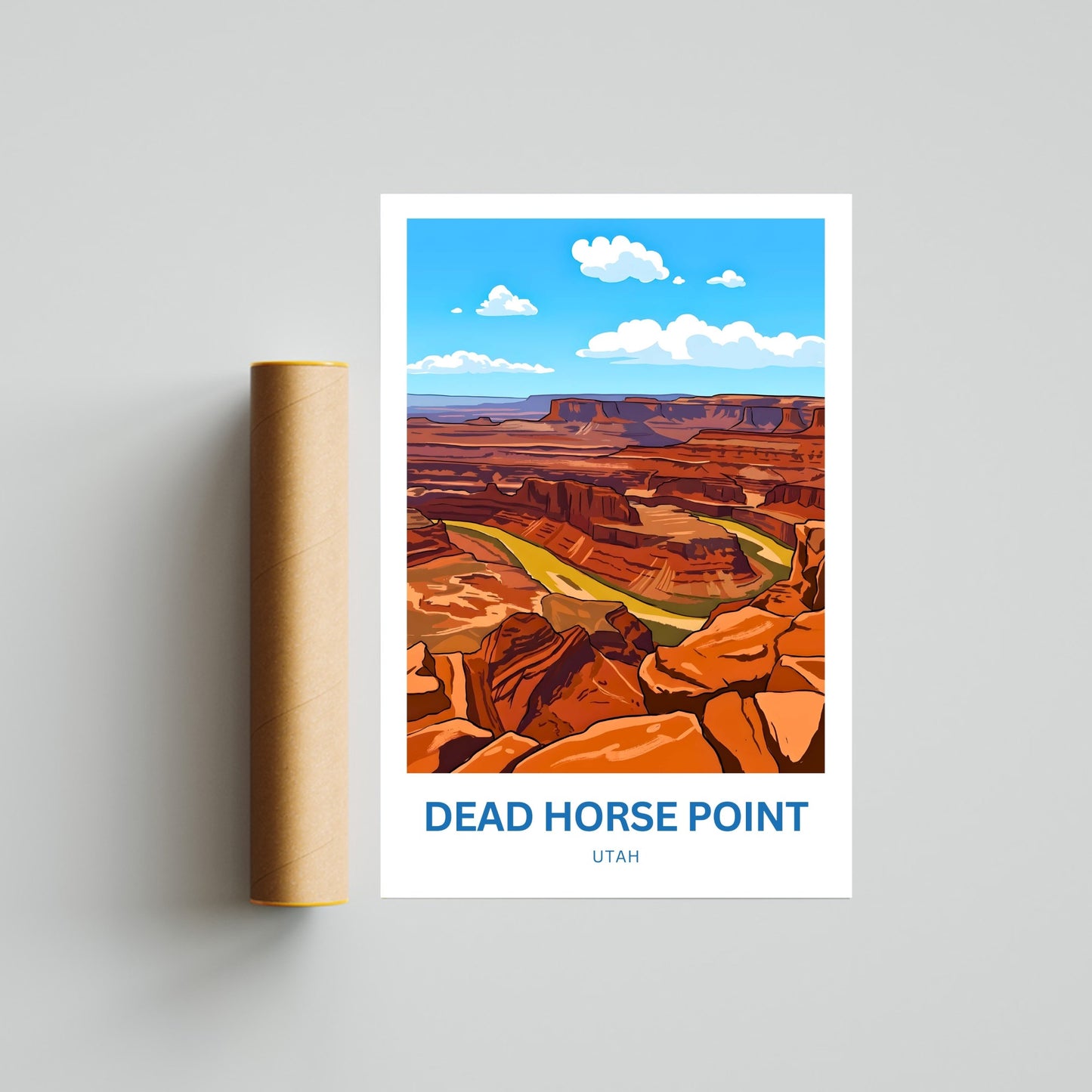 Dead Horse Point Travel Poster - Canyonlands