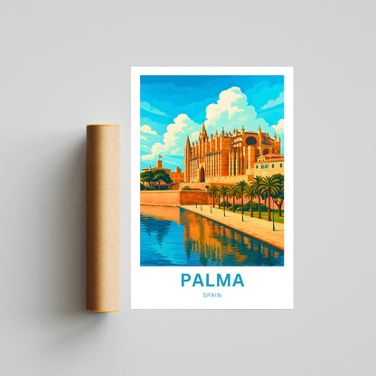 Palma Travel Poster - Sun-Kissed Palma