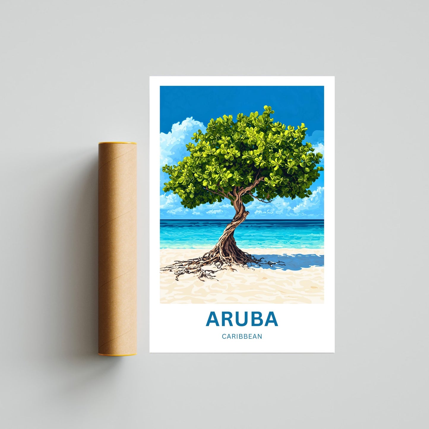 Aruba Travel Poster
