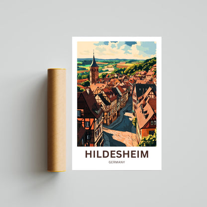 Hildesheim Travel Poster- Germany