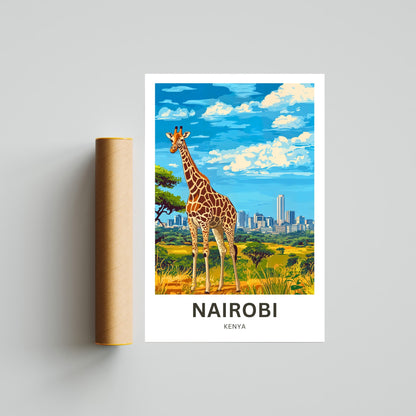 Nairobi Travel Poster - Kenya