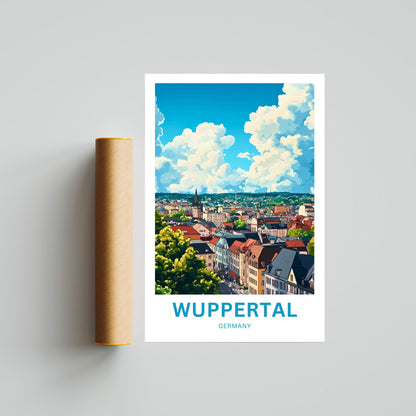 Wuppertal Travel Poster- Germany’s Hidden Gem
