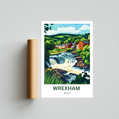 Wrexham Travel Poster - Picturesque River Views